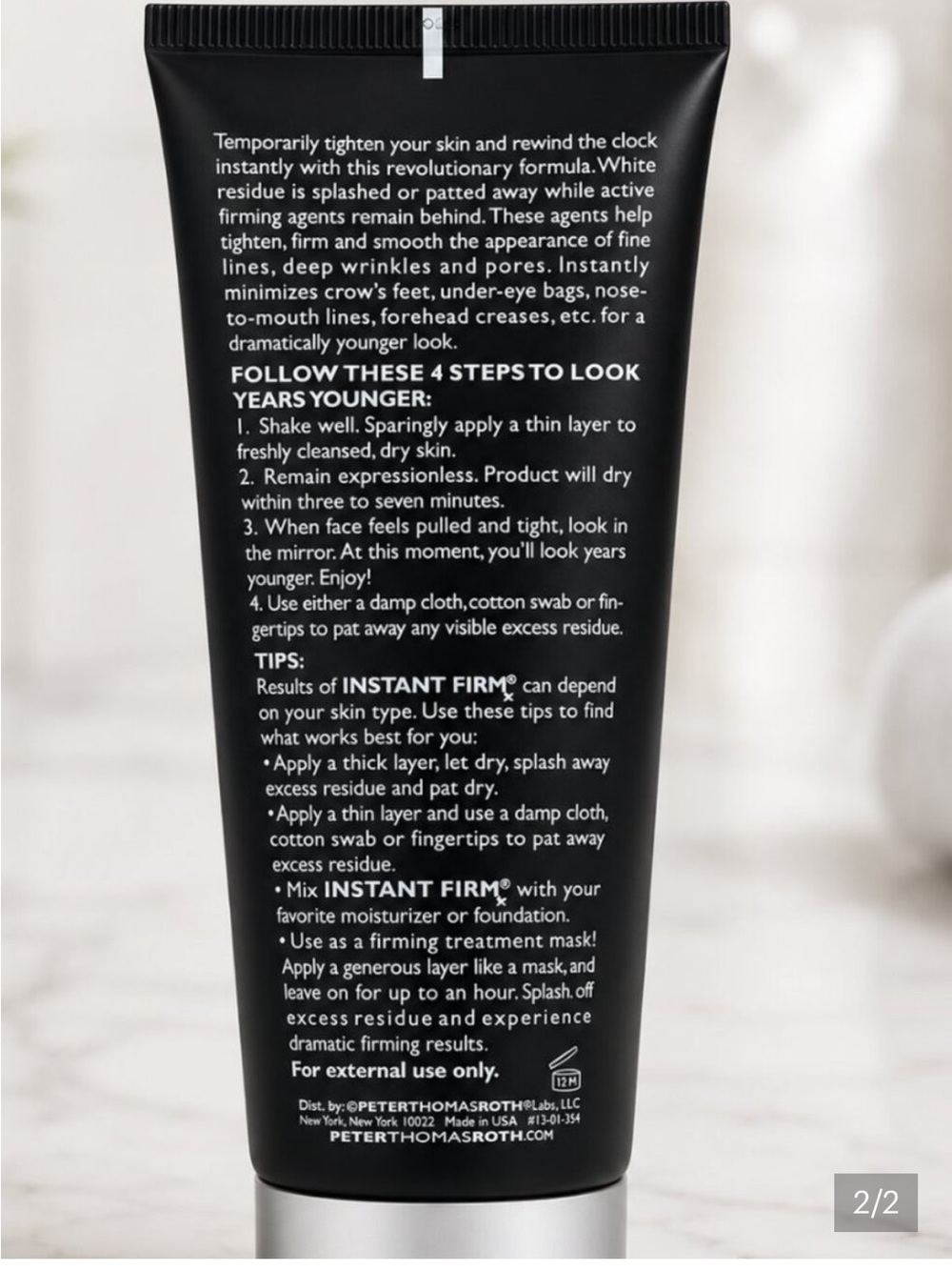 Peter Thomas Roth Instant Face Firm Firmx Temporary Face Tightener, 3.4oz NIB - Picture 2 of 2